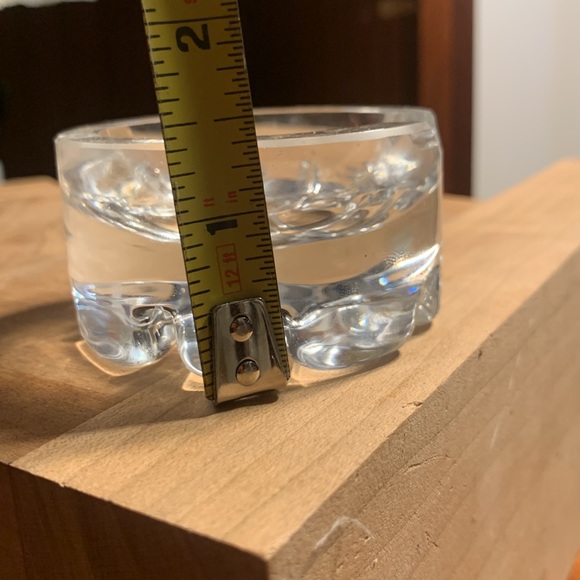 MIDCENTURY GLASS CRYSTAL ASHTRAY SCANDINAVIAN FINLAND - Picture 6 of 9